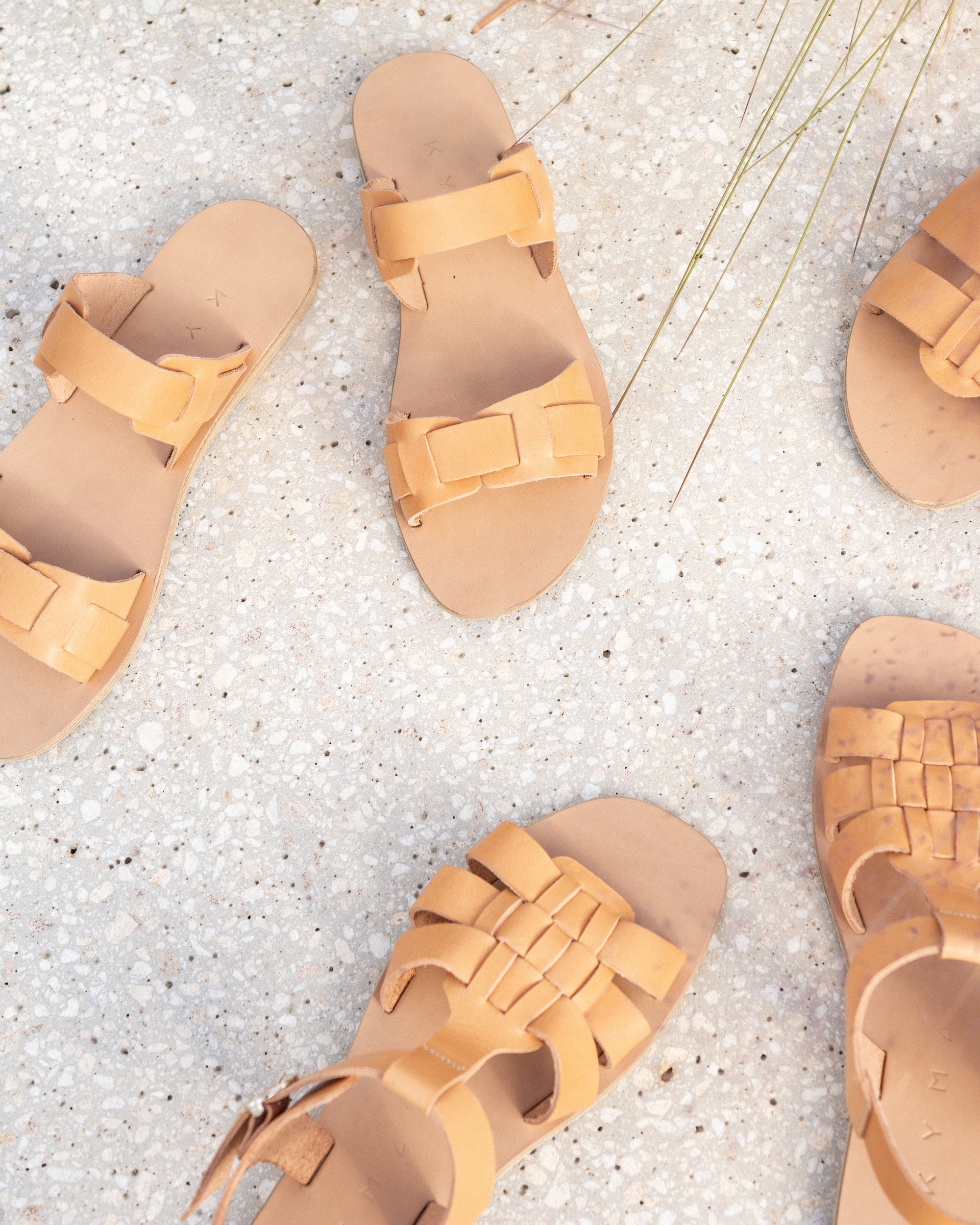 LEATHER SANDALS, FLAT SANDALS, WOMENS SANDALS, STRAPPY SANDALS