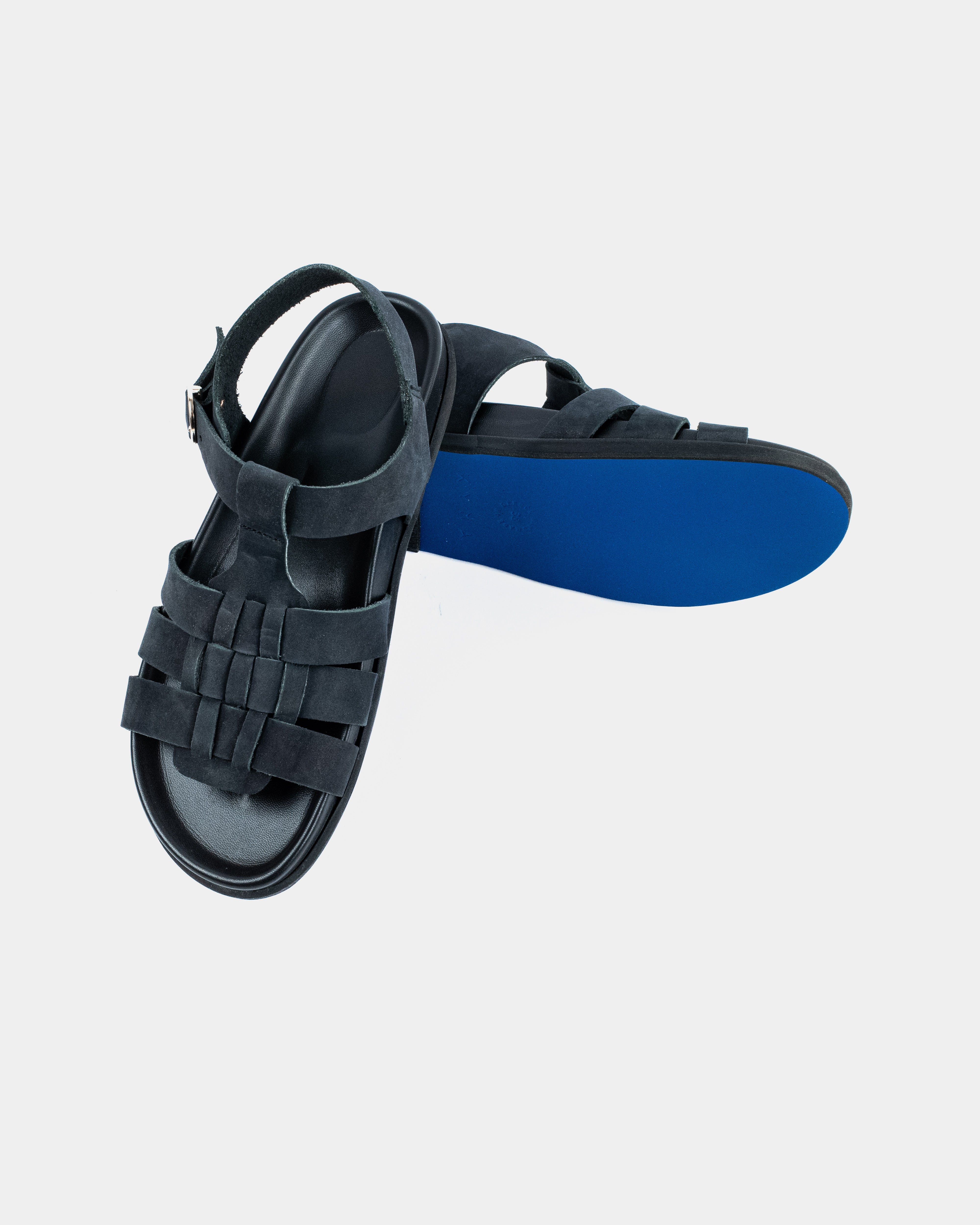 KEA FOOTBED - BLACK/BLACK SUEDE