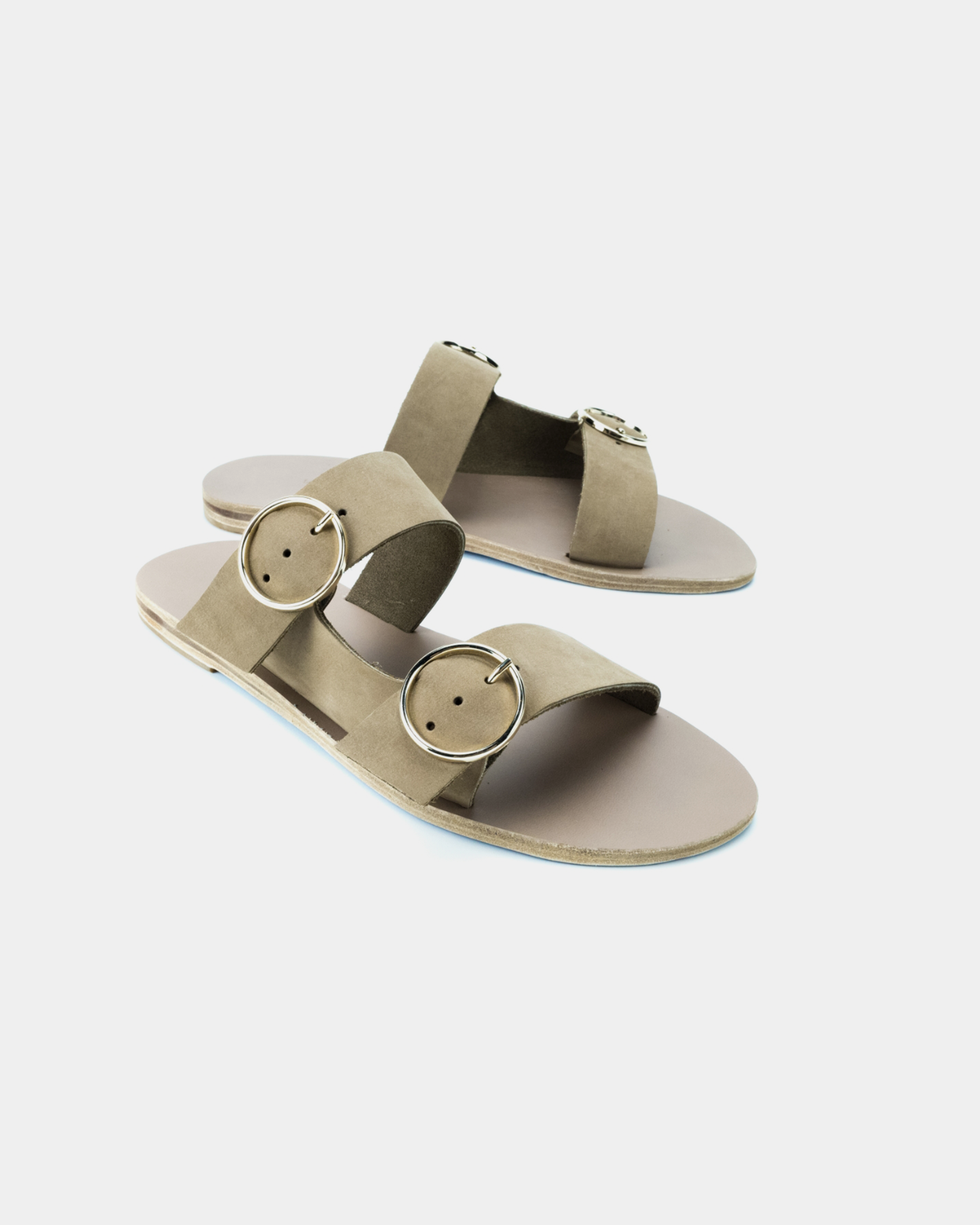 SKOPELOS - OLIVE BEIGE/OLIVE SUEDE