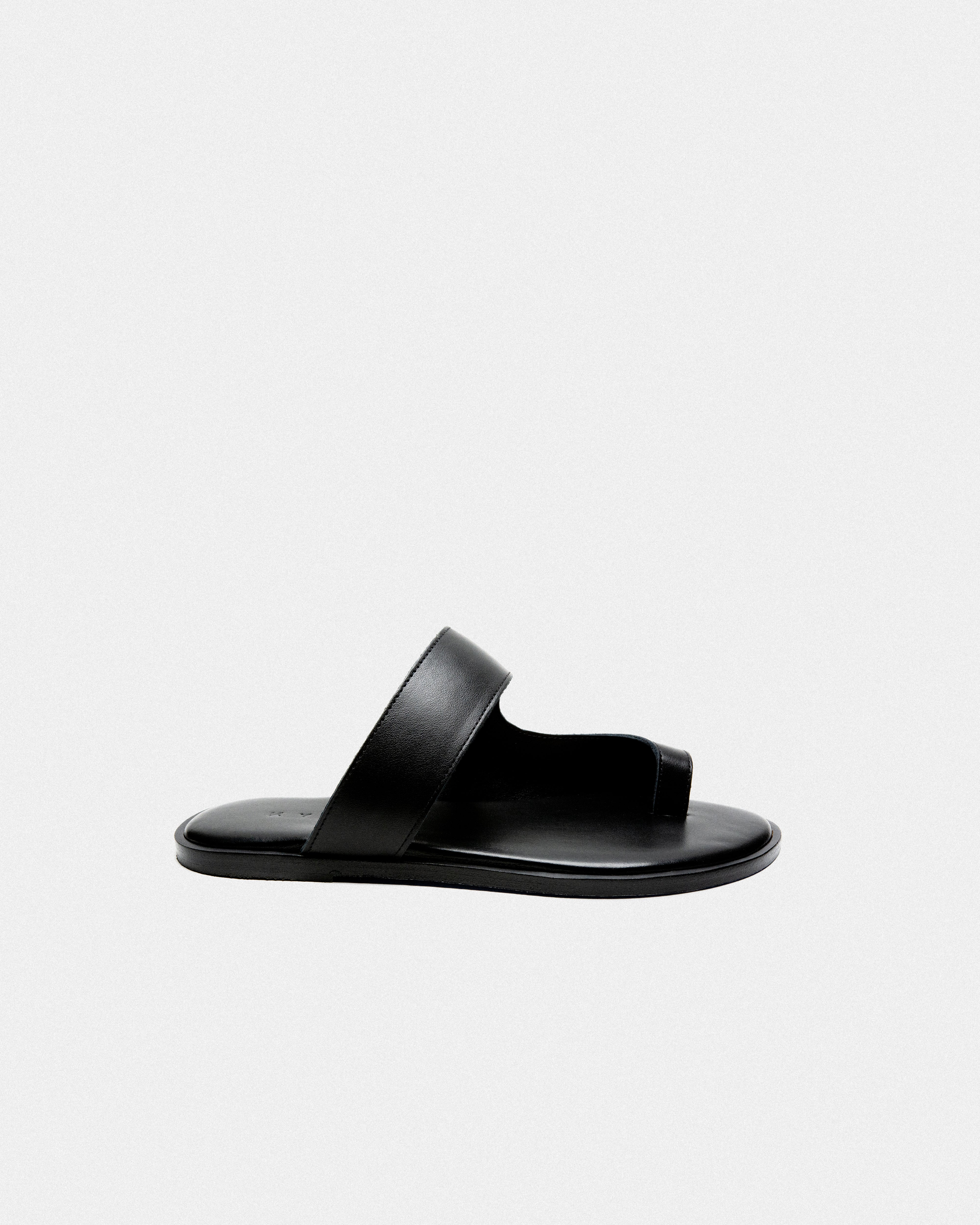 KYM☆ LEIPSOI X - BLACK – KYMA | Leather sandals
