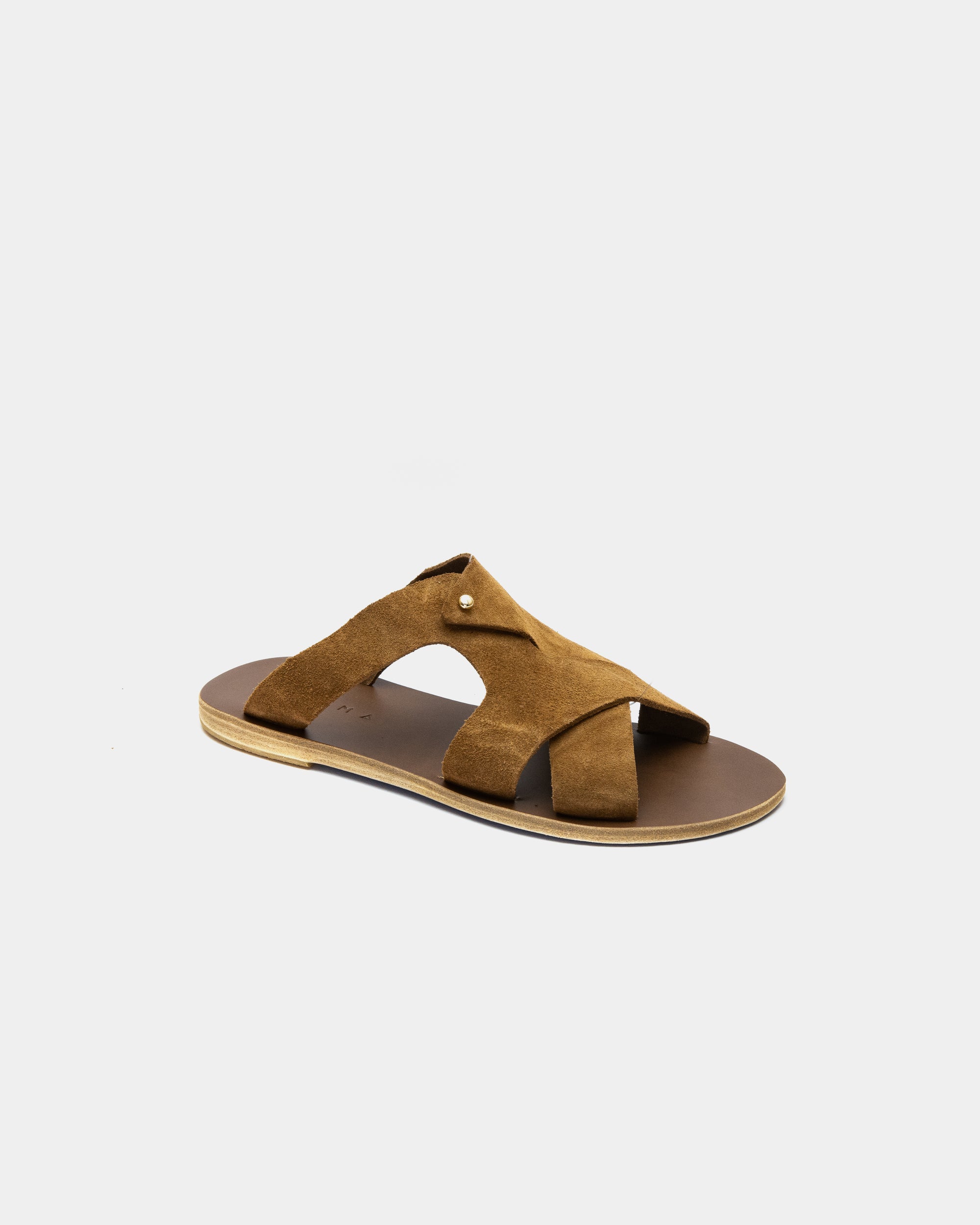 PSERIMOS - BROWN/BROWN SPLIT SUEDE