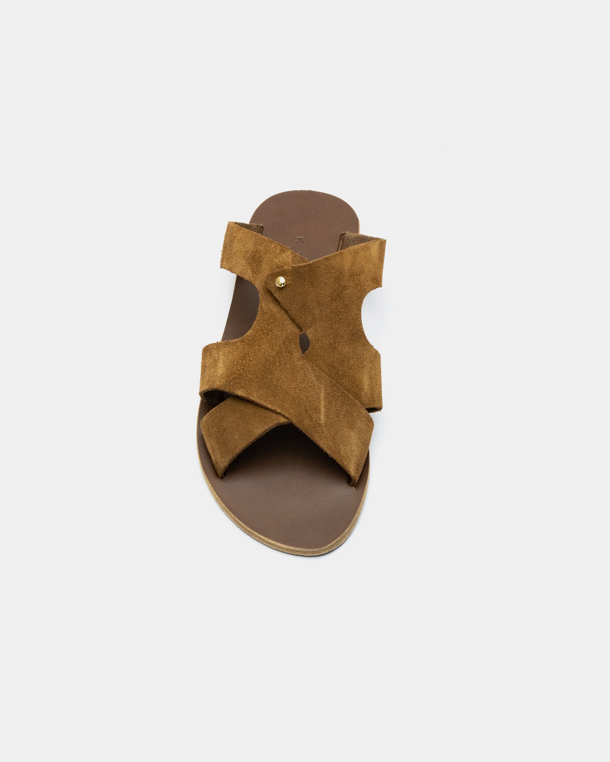 PSERIMOS - BROWN/BROWN SPLIT SUEDE