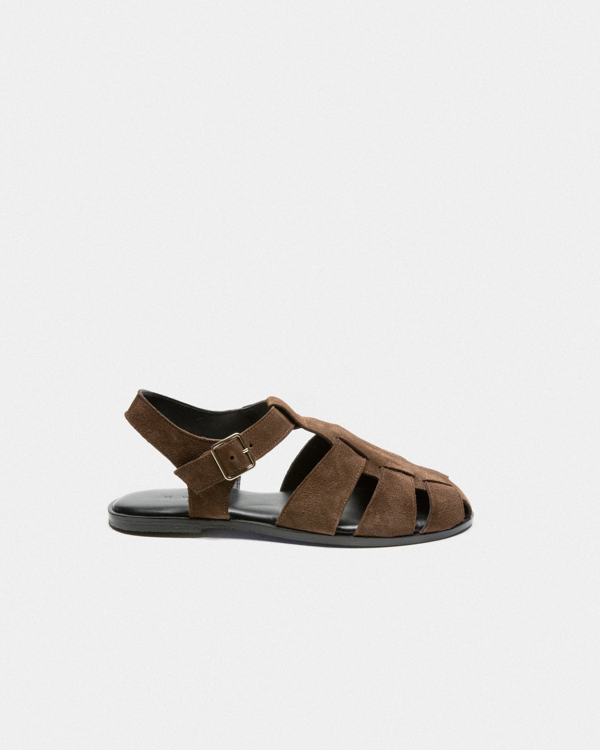THASSOS X - DARK BROWN SUEDE